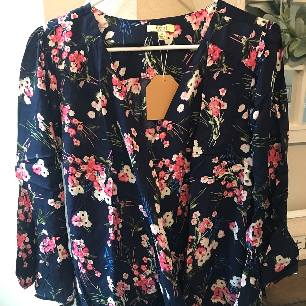 1/4 sleeve blouse